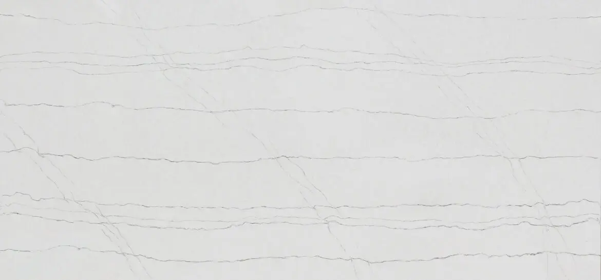 Listra - PentalQuartz - White Macaubas Look Quartz Countertop