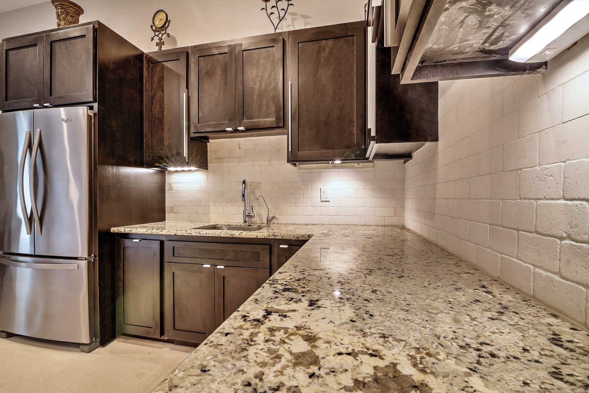 Delicatus granite kitchen countertop close up