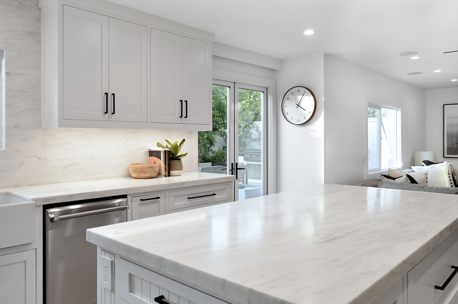 Imperial Danby featured in modern white kitchen