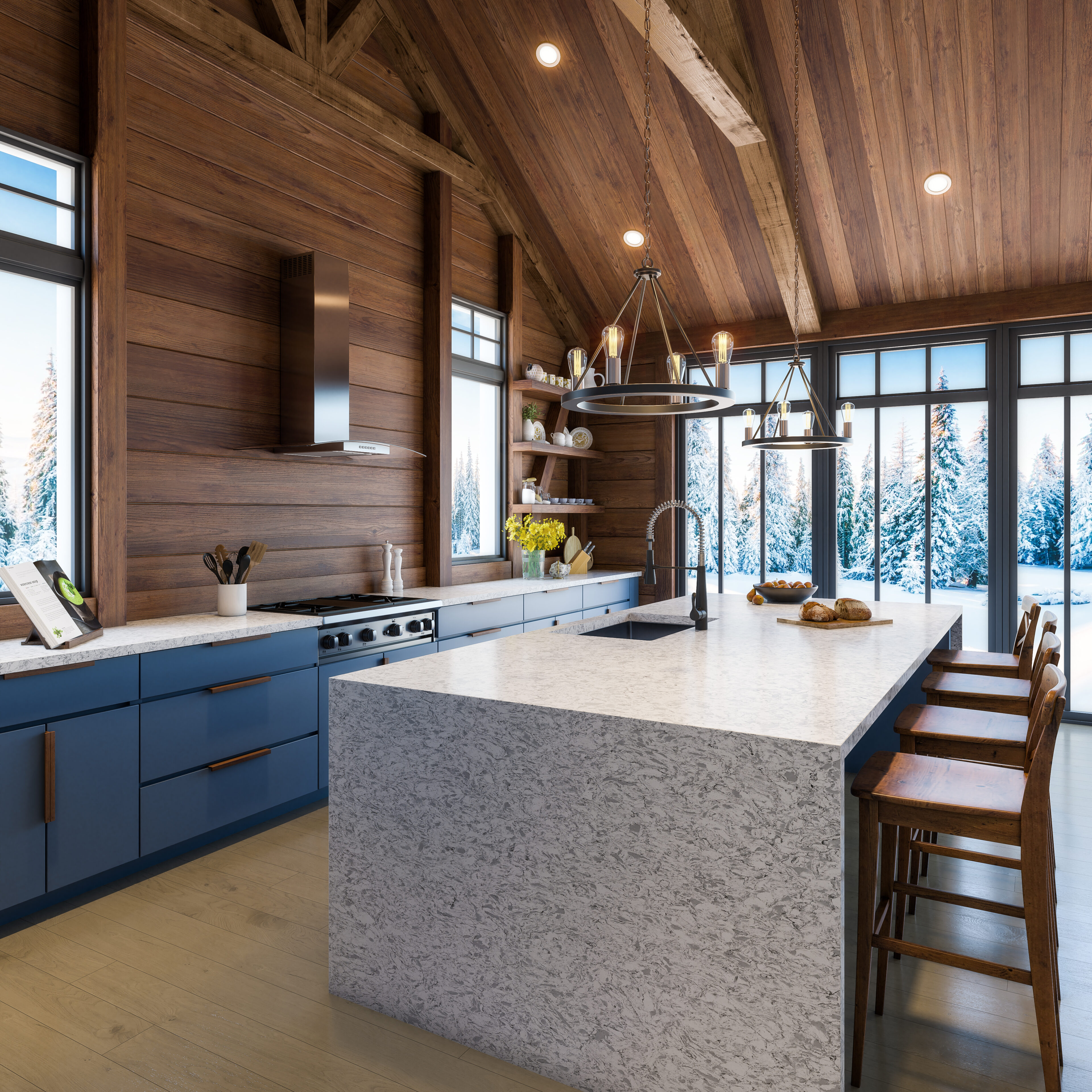 Metroquartz Aegean countertop