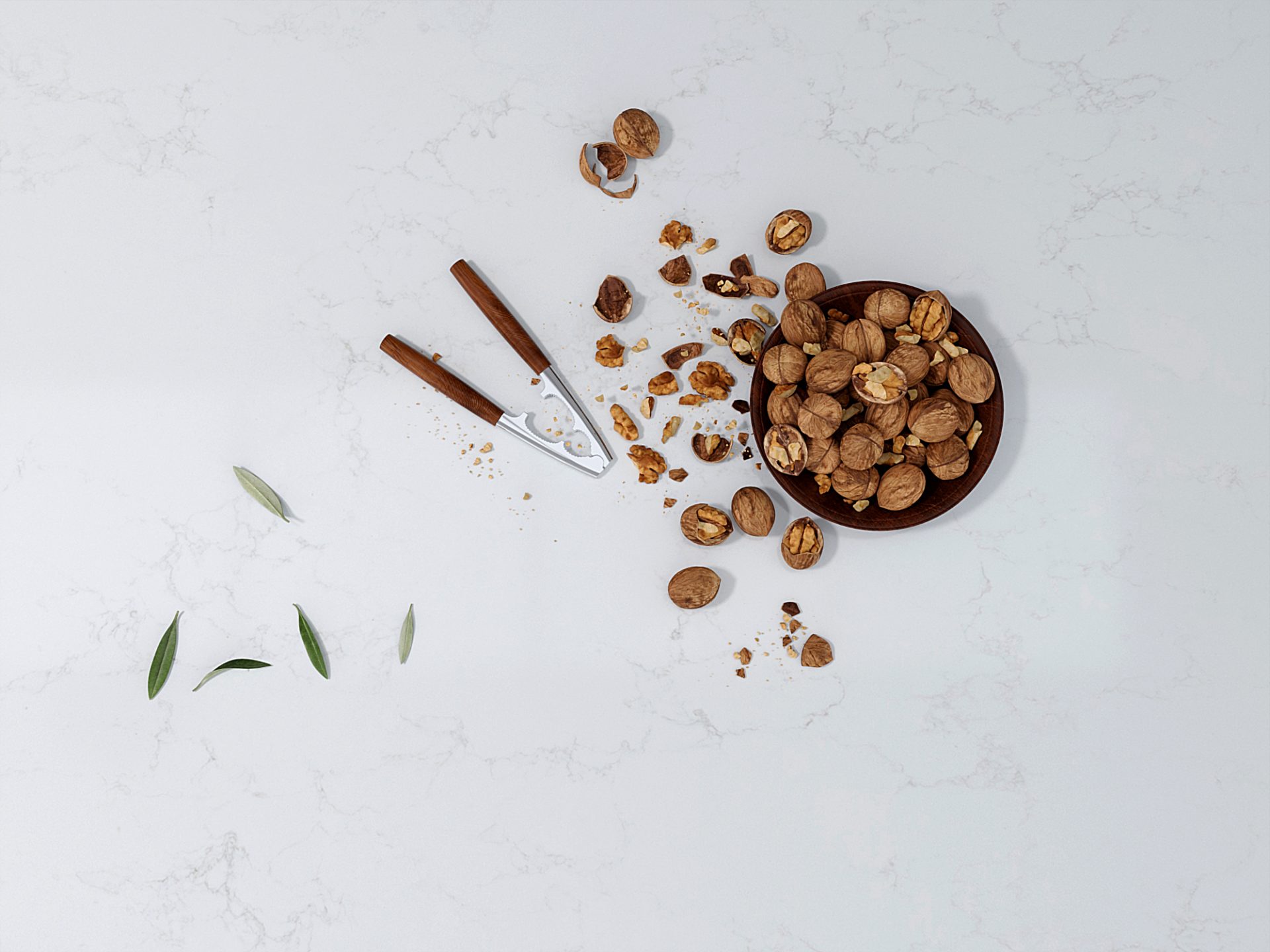 Close up of Auro on countertop