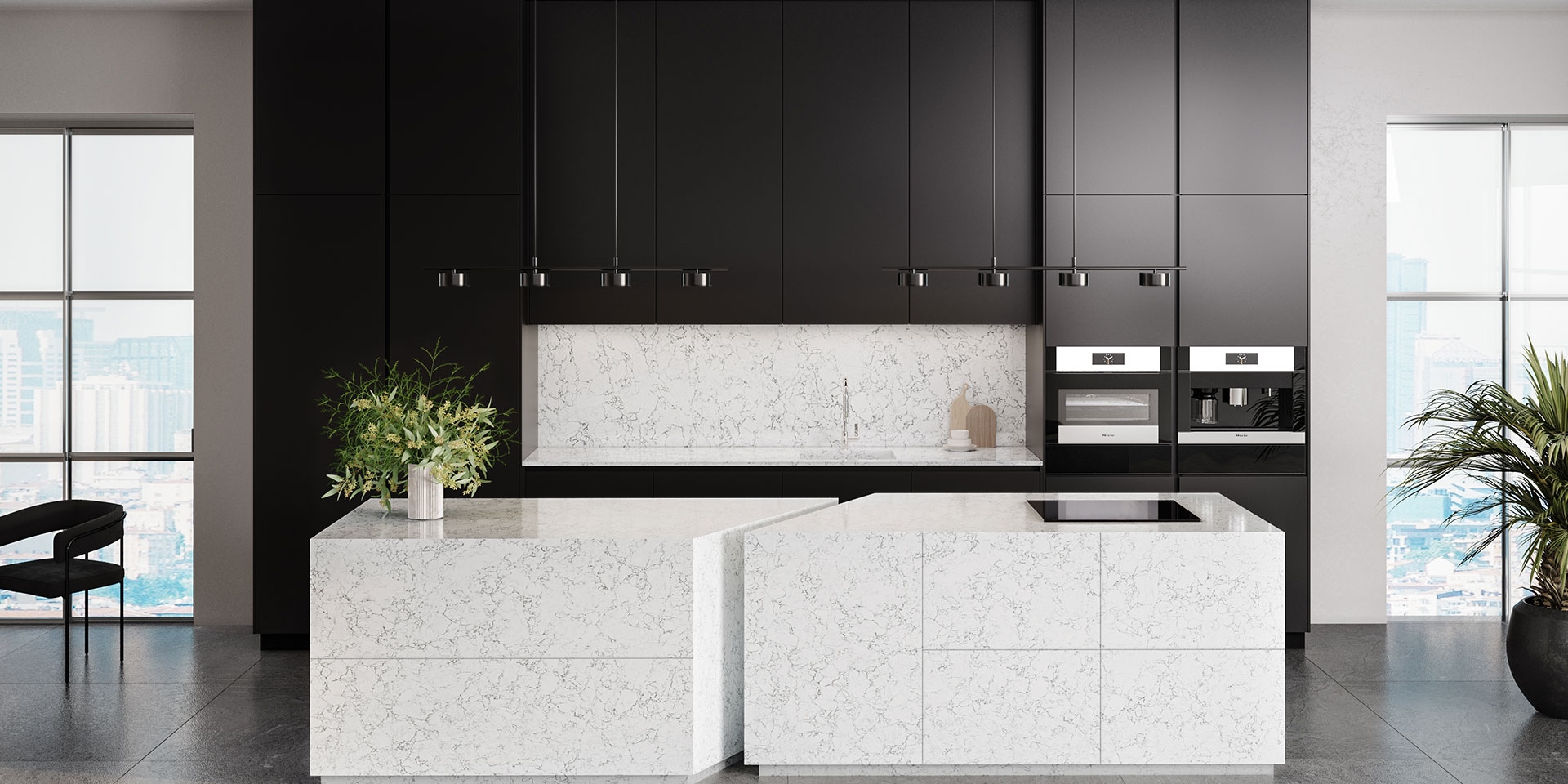 Metroquartz Olympus quartz countertop