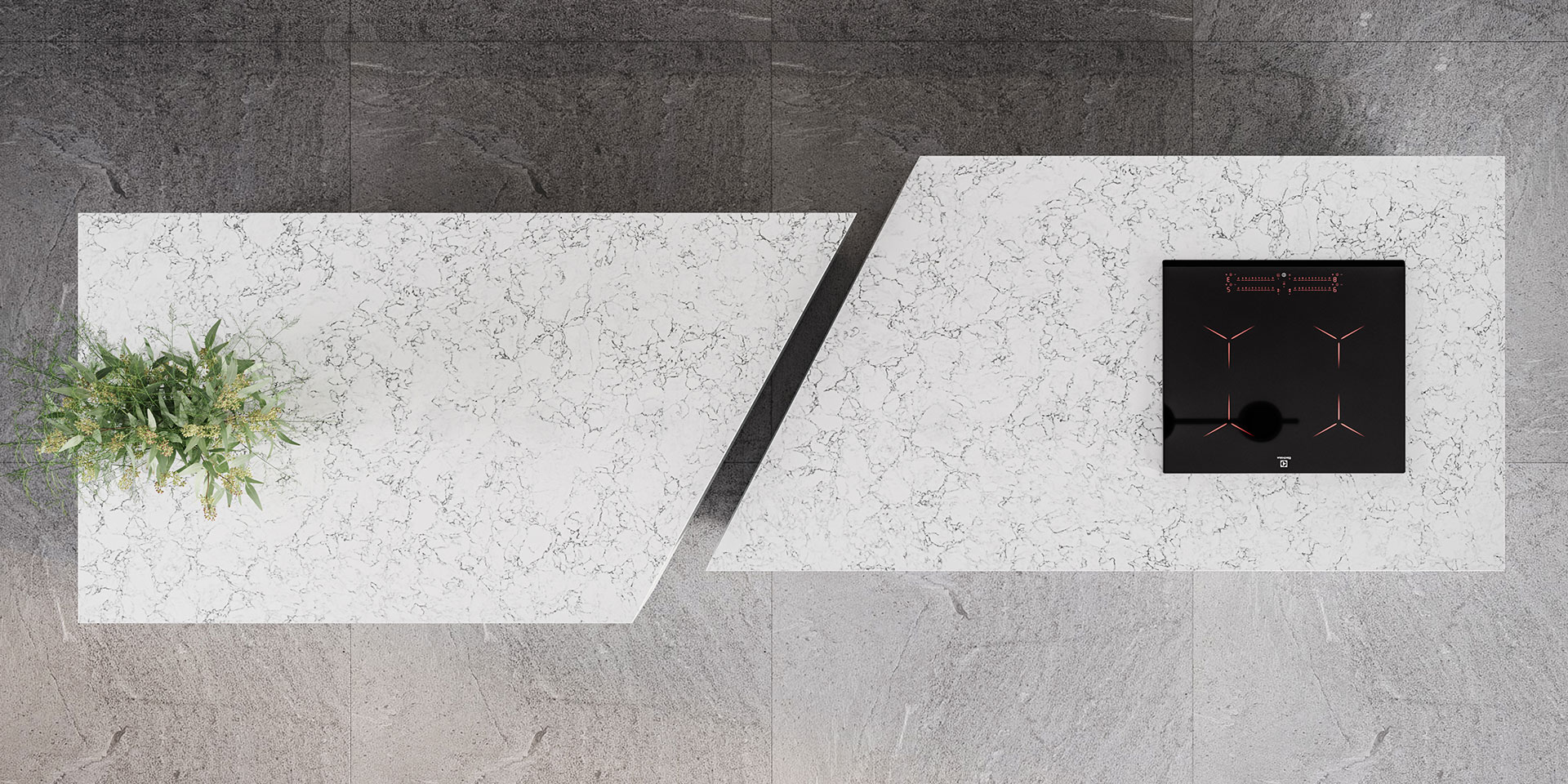 Metroquartz Olympus quartz countertop