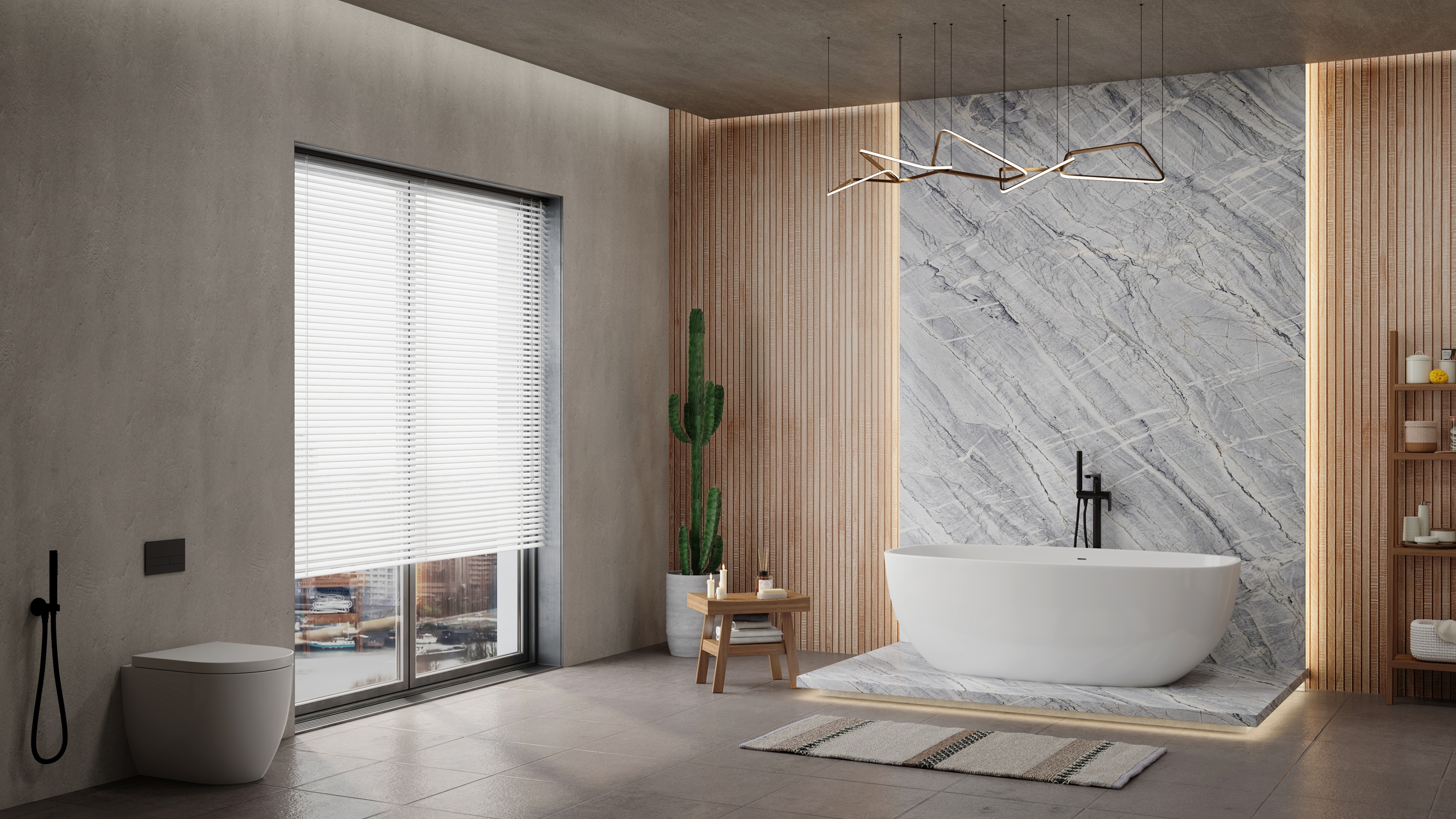 Beverly Blue Bathroom Quartzite