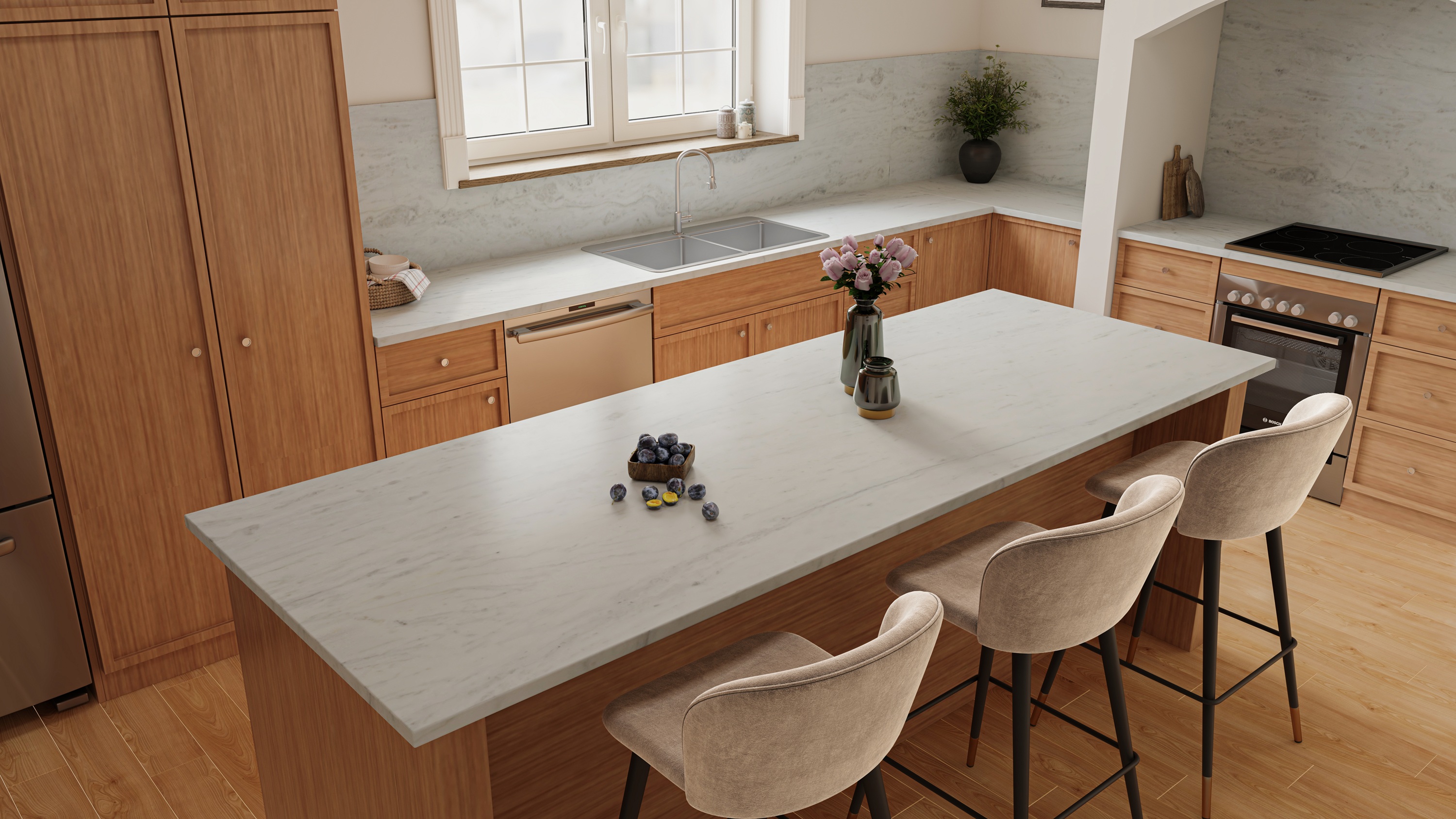 Brazilian Thassos -Bianco Olinda Marble
