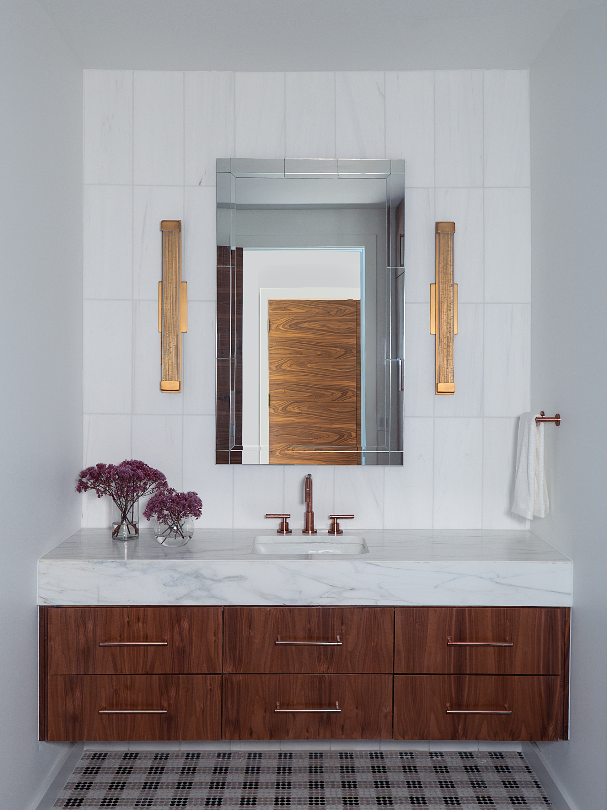 Calacatta Gold Marble Bathroom Vanity