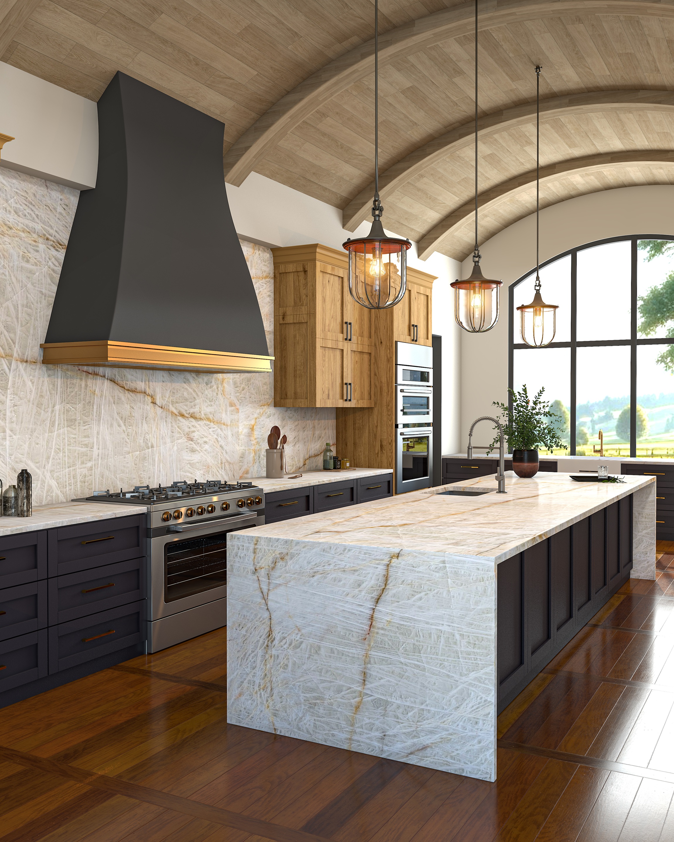 Cristallo Leather - Quartzite