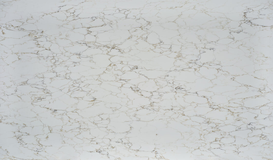 Navea Gold quartz slab with bold warm tones