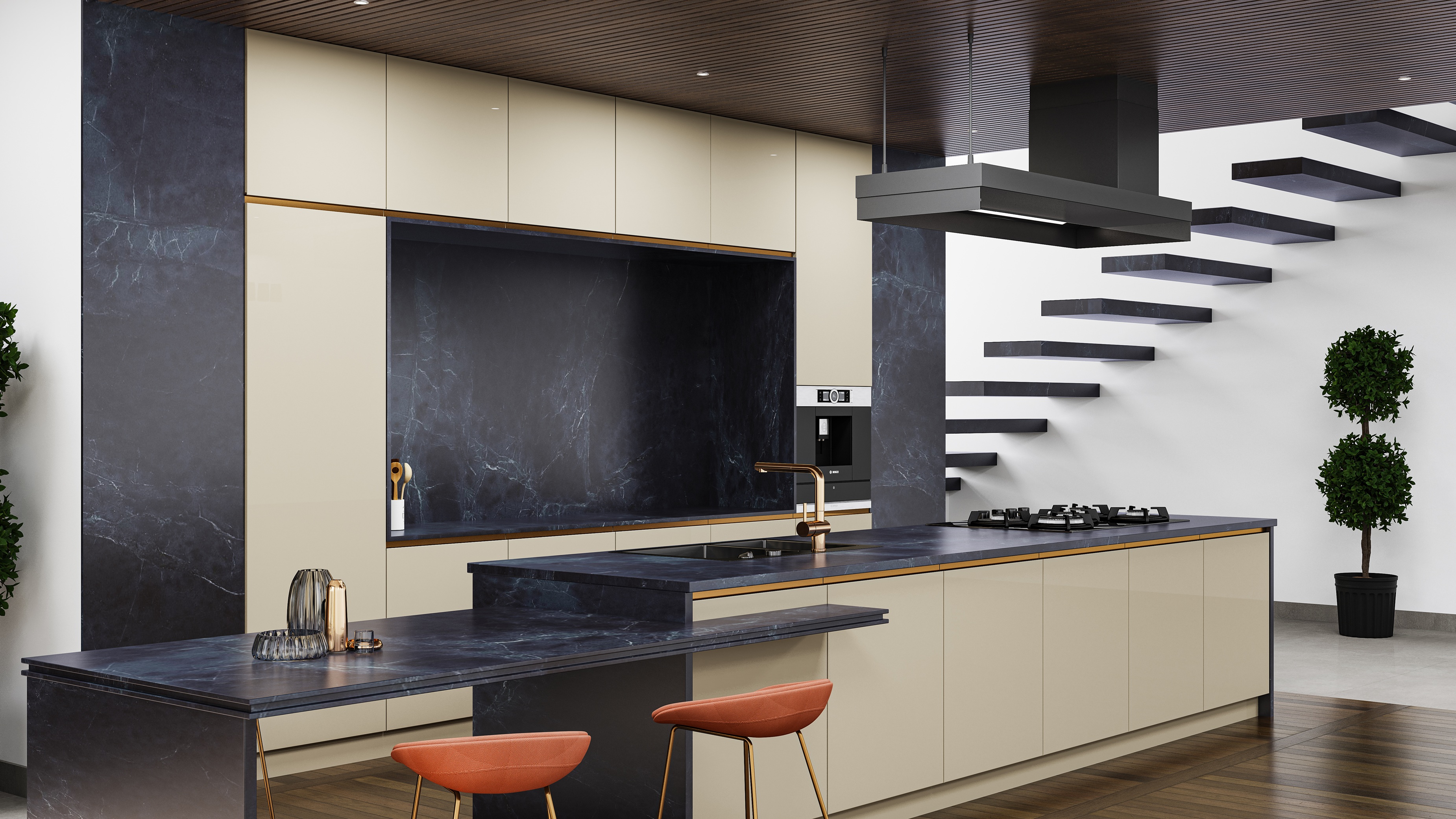 Saratoga Black slab