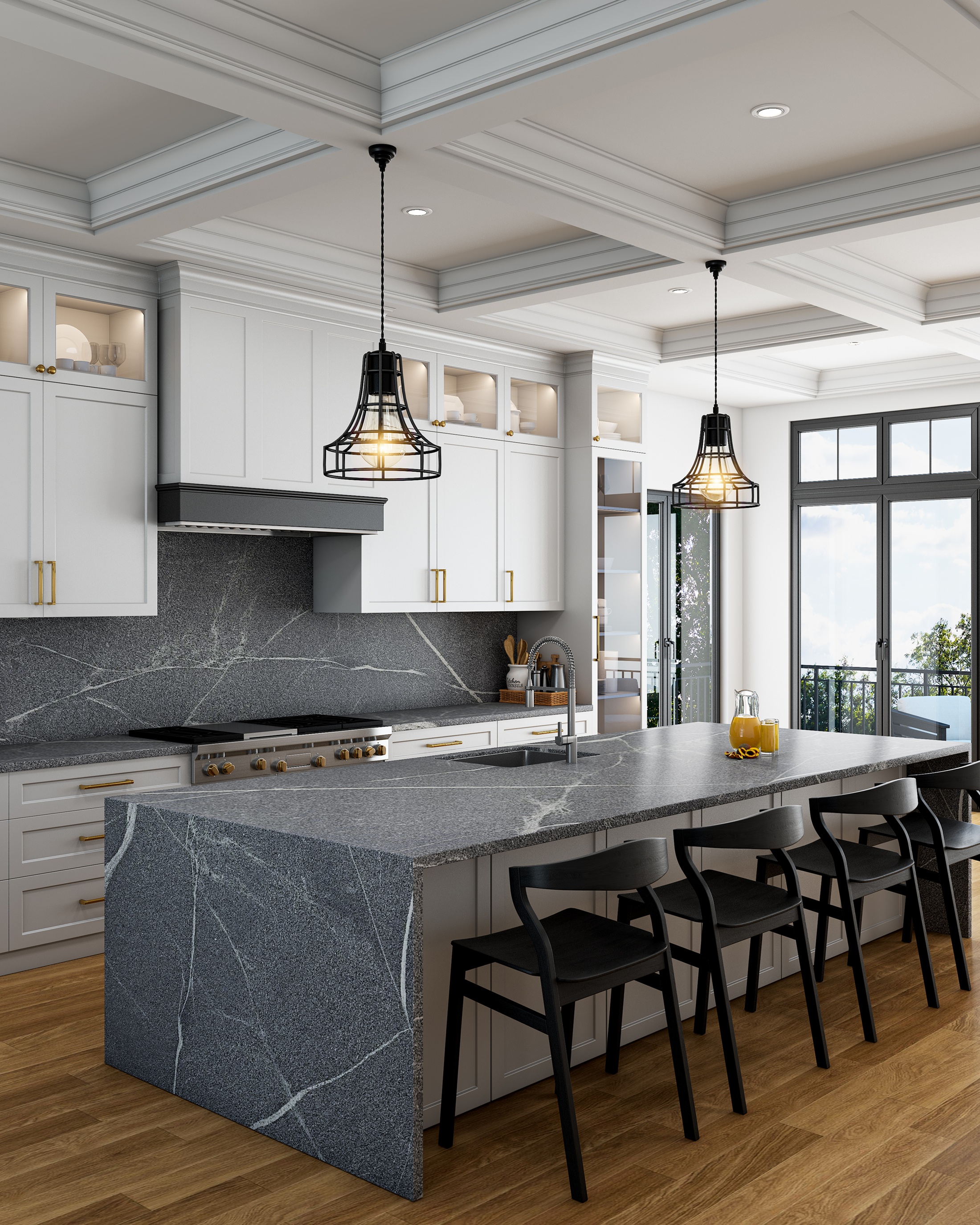 Saratoga Silver | Granite | Kitchen