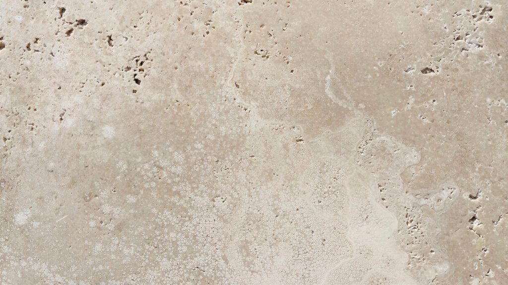 Roman Travertine Light closeup