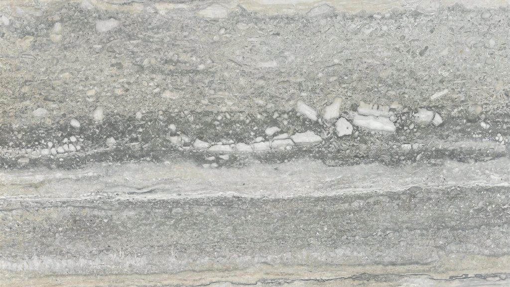 Silver Travertine closeup