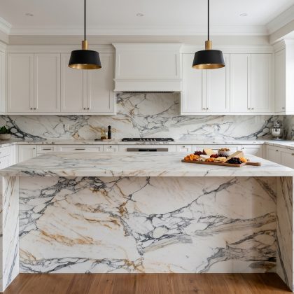 Arabescato Gold slab