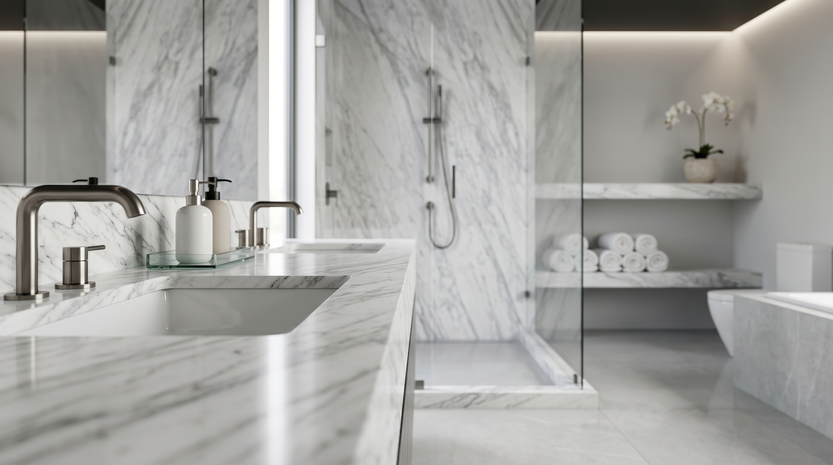 Calacatta Miele Marble slab