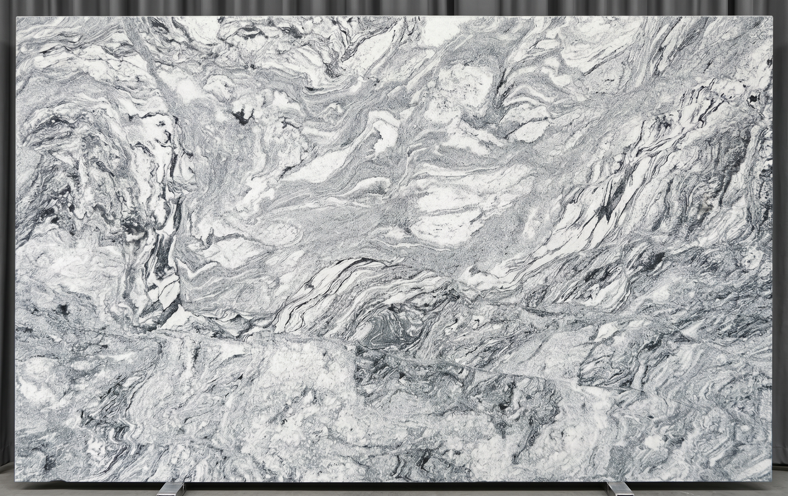 Cloudy White/Viscont White slab
