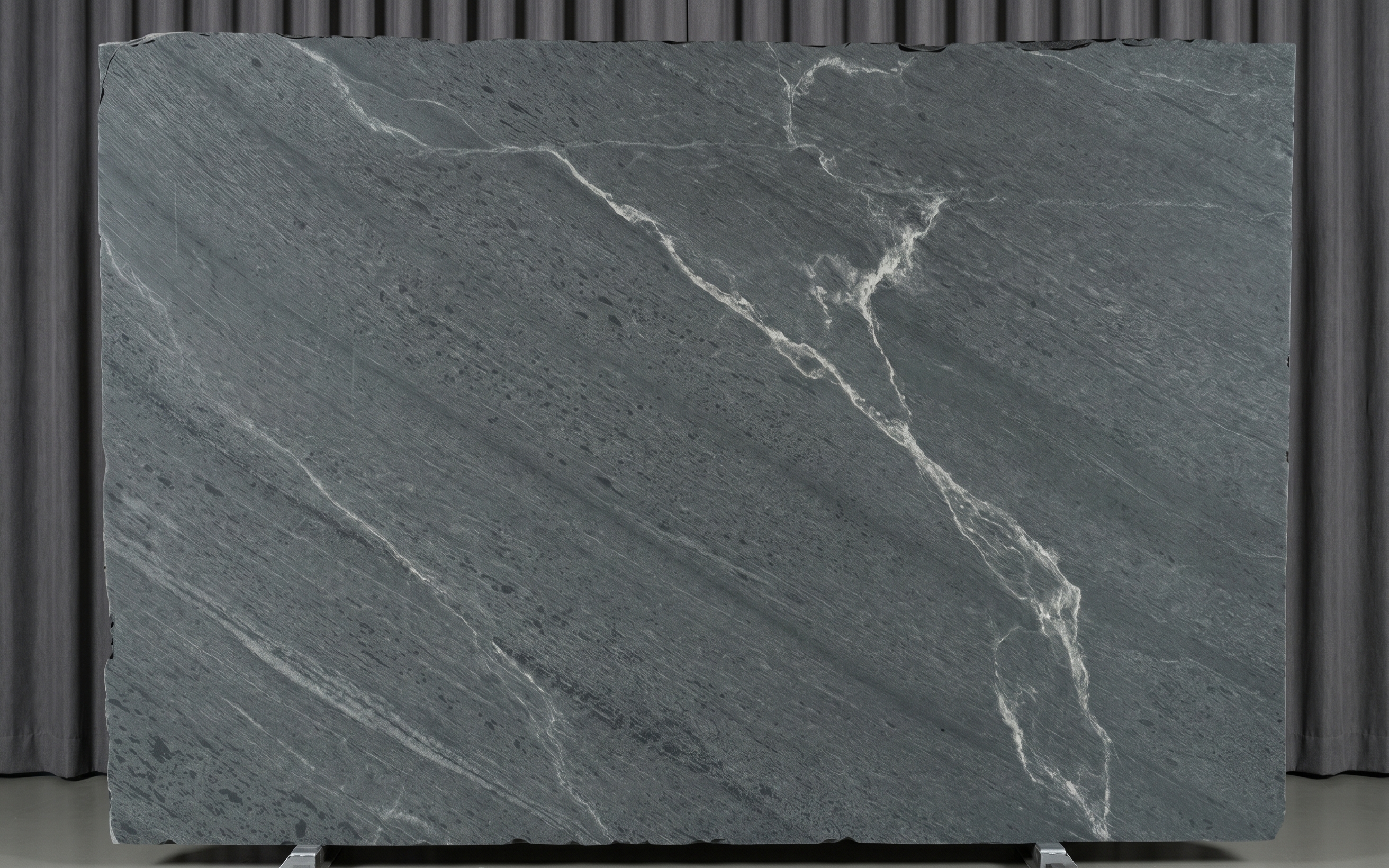 Mineral Black Soapstone slab